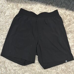 lululemon athletica Men's Black Shorts 9”